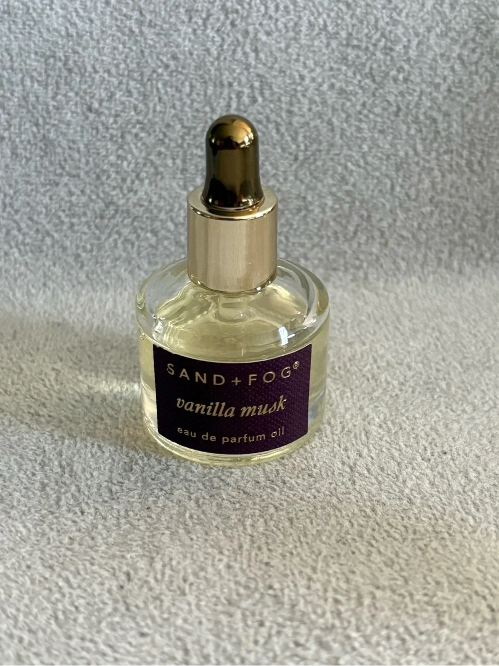 SAND+FOG Vanilla Musk Eau de Parfum Oil 10ml Brand New!!